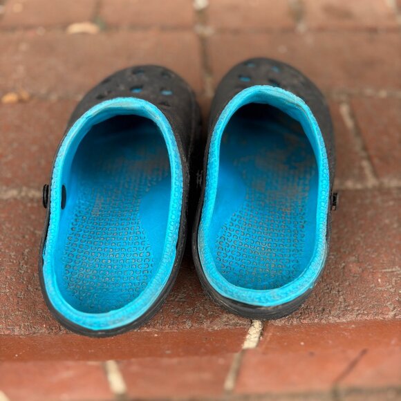 Capelli NY Crocs size 13 - Black & Blue - Picture 3 of 7